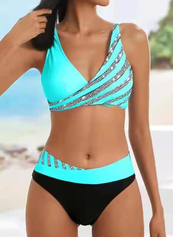 👙🌴【S-3XL】 Novi ženski komplet kupaćih kostima s printom iz 2025