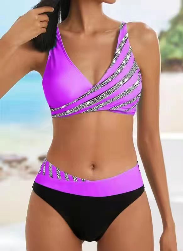 👙🌴【S-3XL】 Novi ženski komplet kupaćih kostima s printom iz 2025