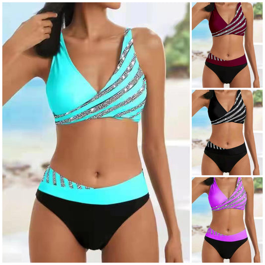 👙🌴【S-3XL】 Novi ženski komplet kupaćih kostima s printom iz 2025